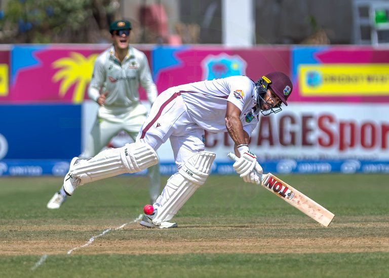 Keen contest at Sabina Park , West Indies vs Australia